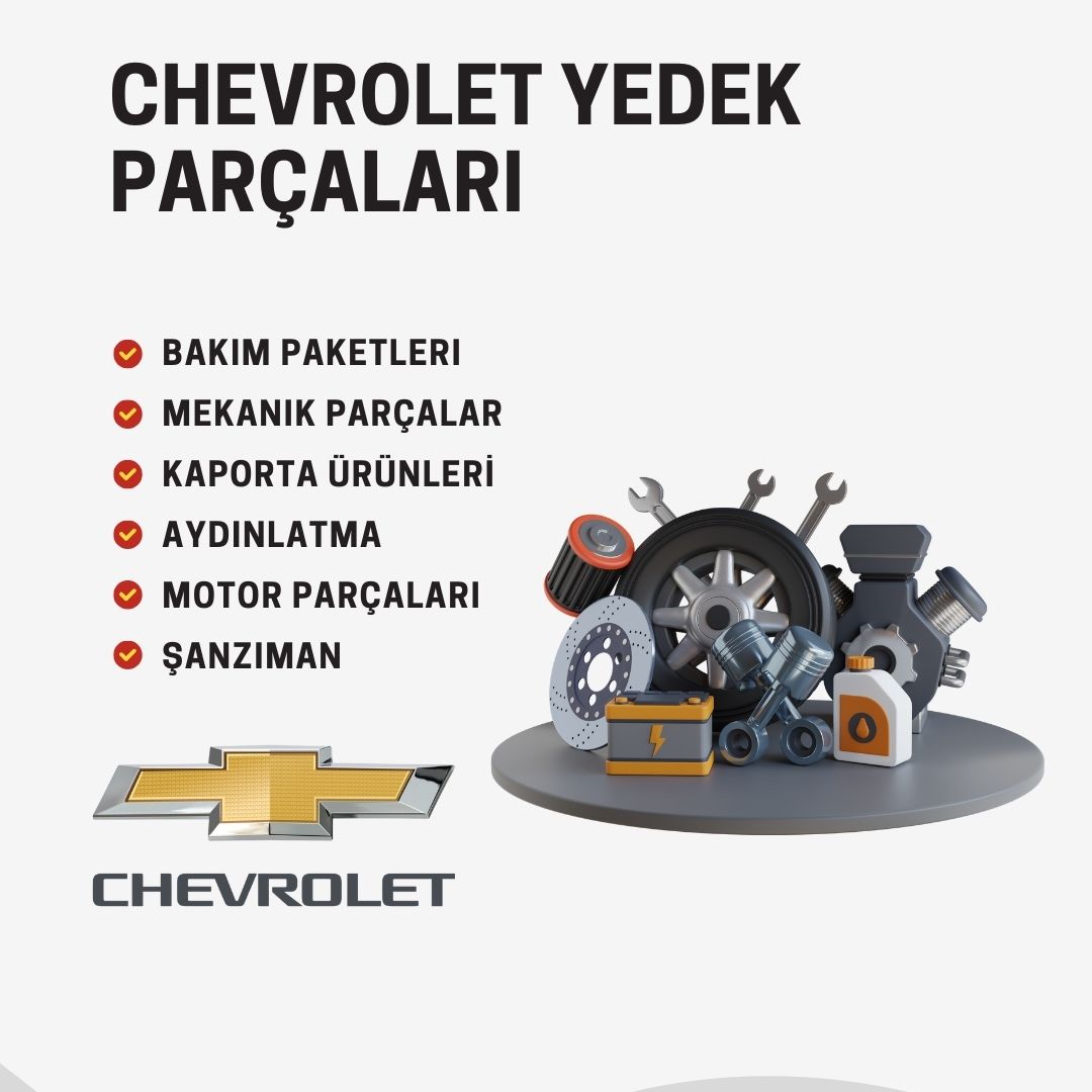 Chevrolet yedek parça banner görseli
